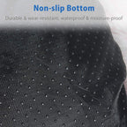 Cozy Cave Donut Pet Bed for Dogs & Cats - Self-Warming Plush Cushion for Improved Sleep - Dark Gray XS