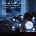 Alarm Clock for Bedrooms, Sunrise Alarm Clock Wake up Light for Kids Teens, White Noise Sound Machine, Moon Light Dual Alarms for Heavy Sleepers, Night Light Clock for Preppy Room Decor