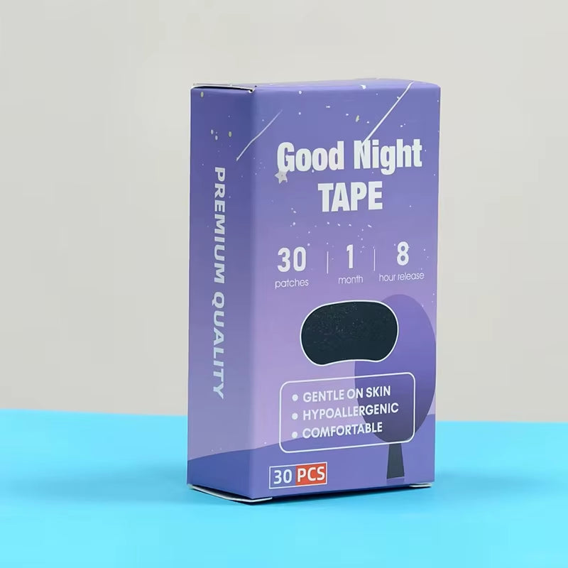 30 Pcs Sleep Better Mouth Tape & Nasal Strips for Snoring Relief - Improved Breathing & Restful Nights